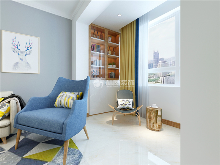 阳台收纳柜设计装修效果图