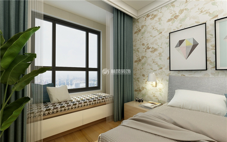 卧室飘窗榻榻米设计装修效果图