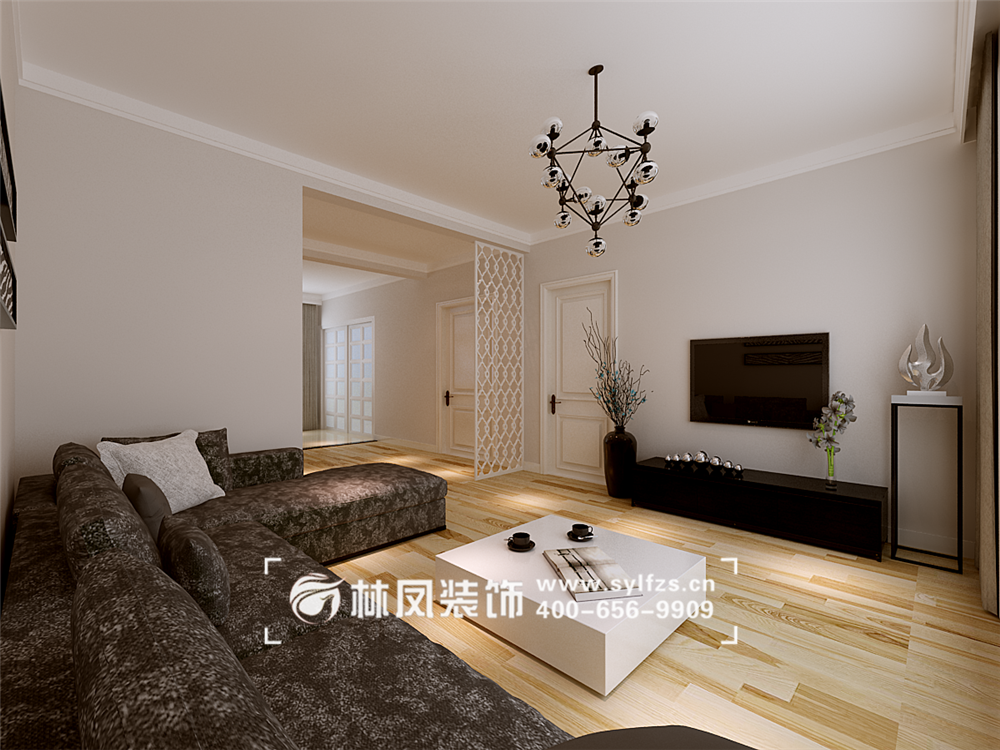 尤纯博-保利五月花-简约风格-133㎡-客厅过廊.png