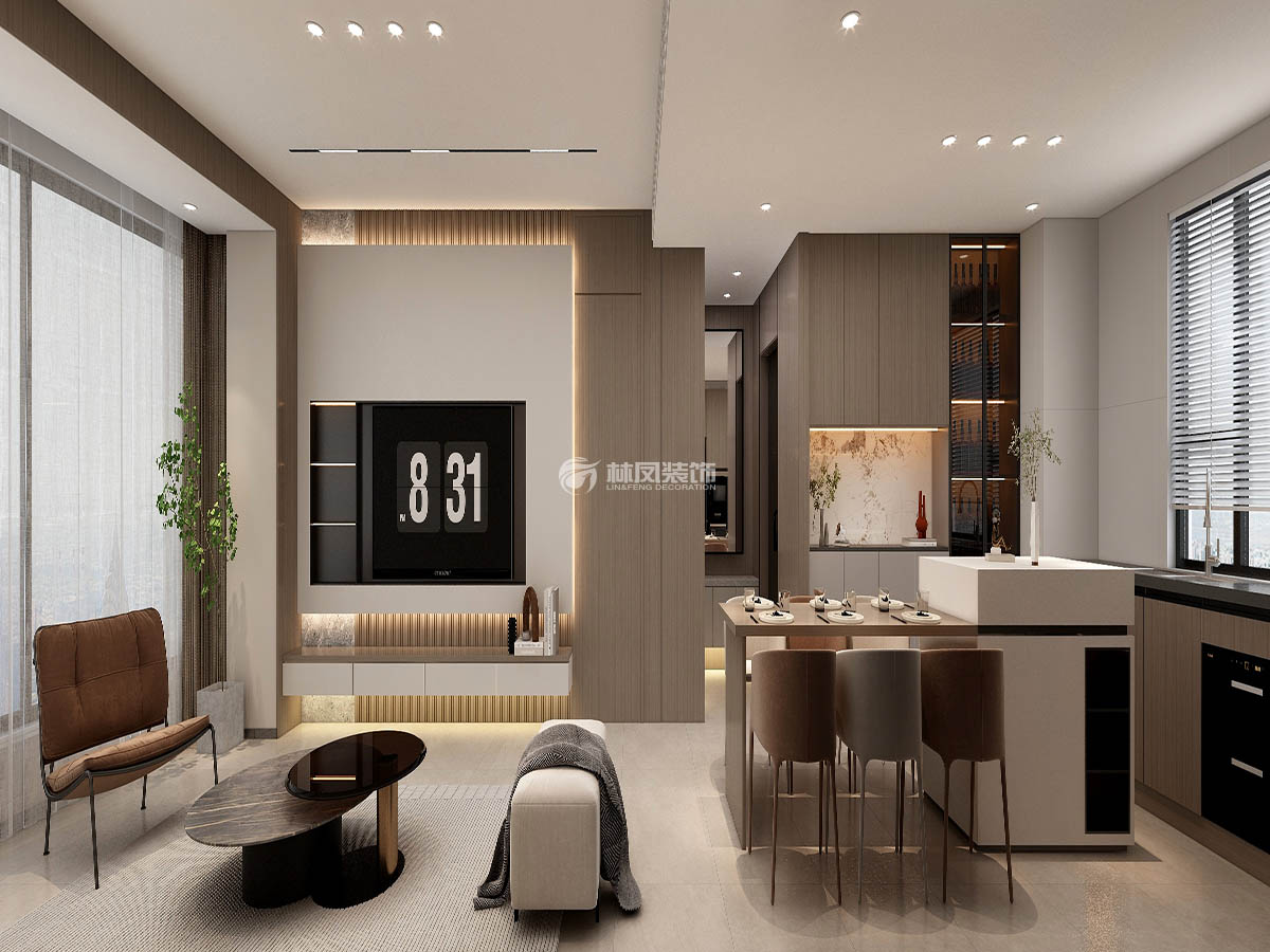 五彩阳光城-130㎡-现代简约-客餐厅.jpg